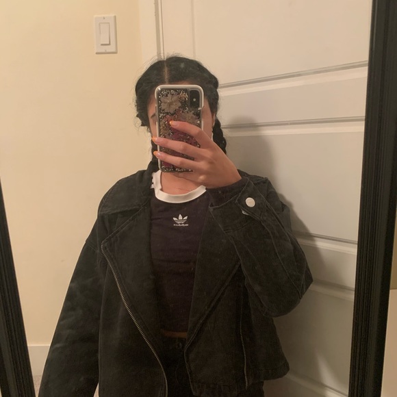 Black denim jacket - Picture 2 of 2